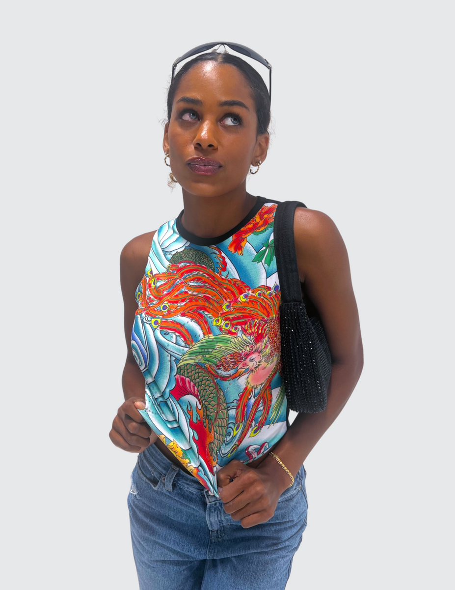 Dragon 90s Graphic Tank – Self Esteem