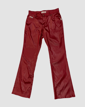 
                  
                    Red Satin Pants
                  
                