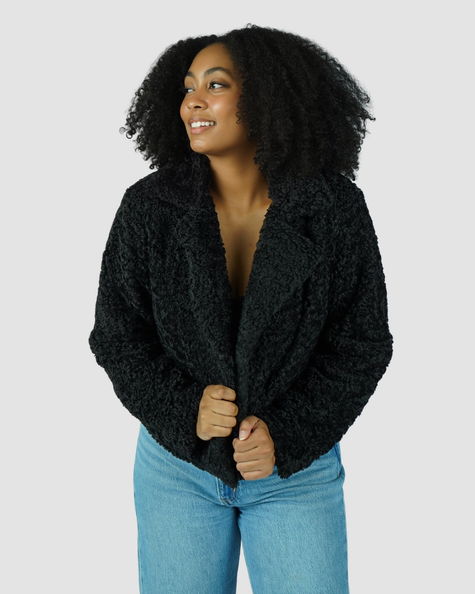 ジャケット・アウター ella selectshop Shiloh Sherpa Blazer – Self Esteem