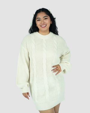 
                  
                    Ivy Braided Knit Sweater Dress
                  
                
