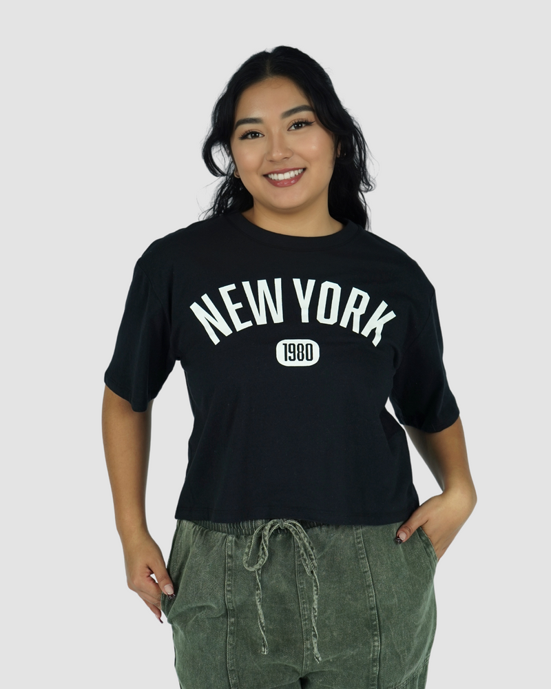 New York Cropped Tee