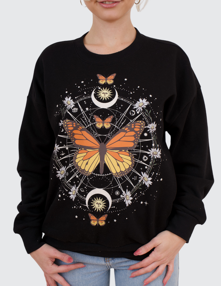 Monarch - Mineral Washed Graphic Sweatshirt