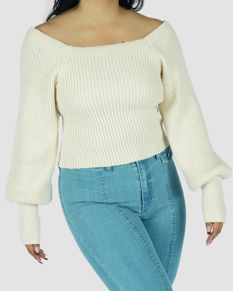 
                  
                    Carliana Puff Sleeve Sweater
                  
                