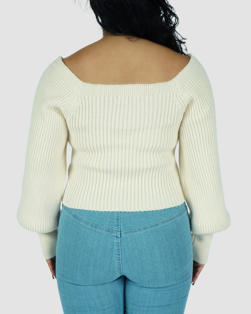 
                  
                    Carliana Puff Sleeve Sweater
                  
                