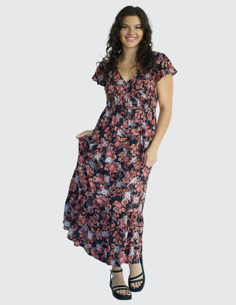 button up maxi dress Francis