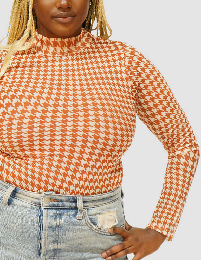 
                  
                    London Houndstooth Body Suit
                  
                