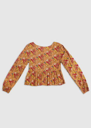 
                  
                    Back of Wynona peplum blouse
                  
                