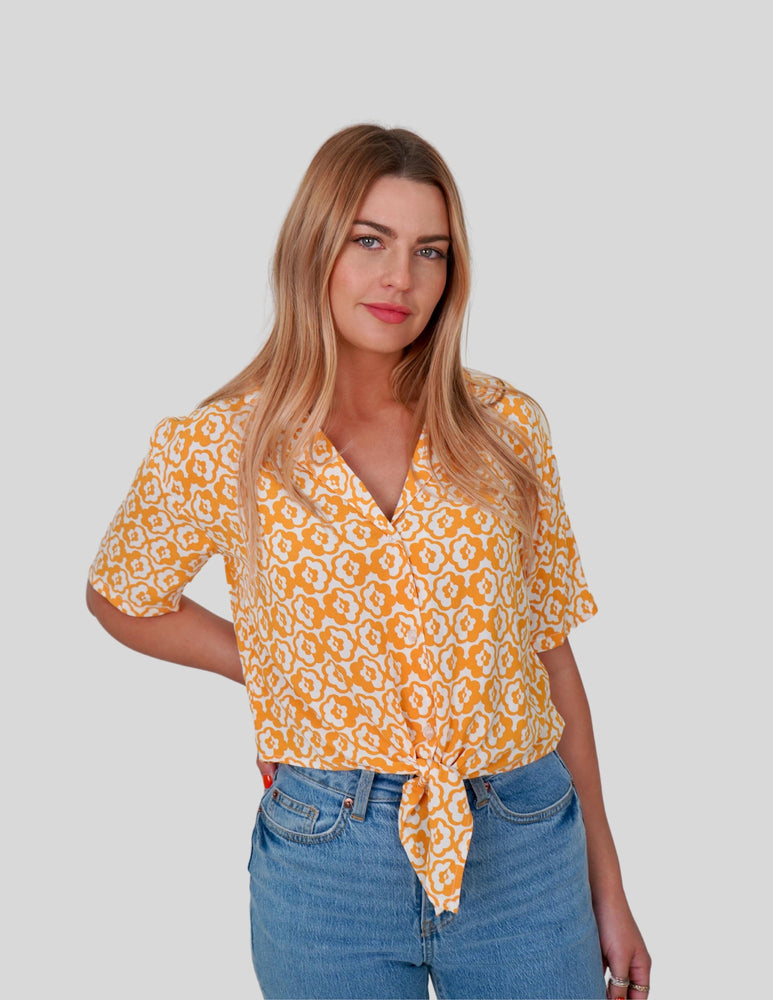 Presley Button Up Top